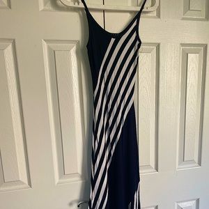 Striped Black and white dress